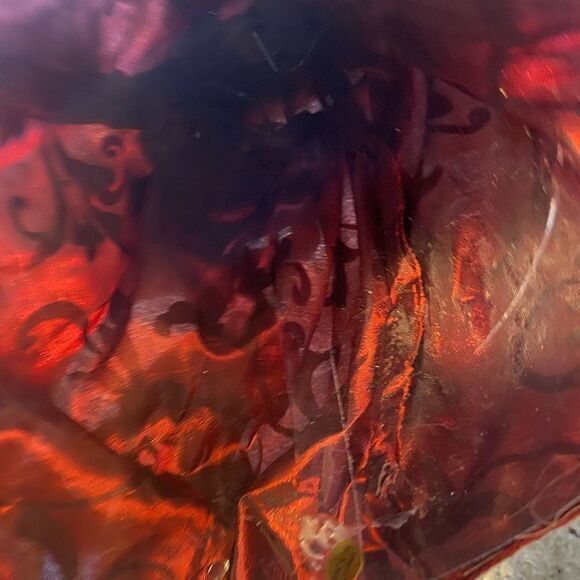 17” Dark Skin Red Velvet‎ Robe Christmas Tree Topper / Figurine - Picture 6 of 6